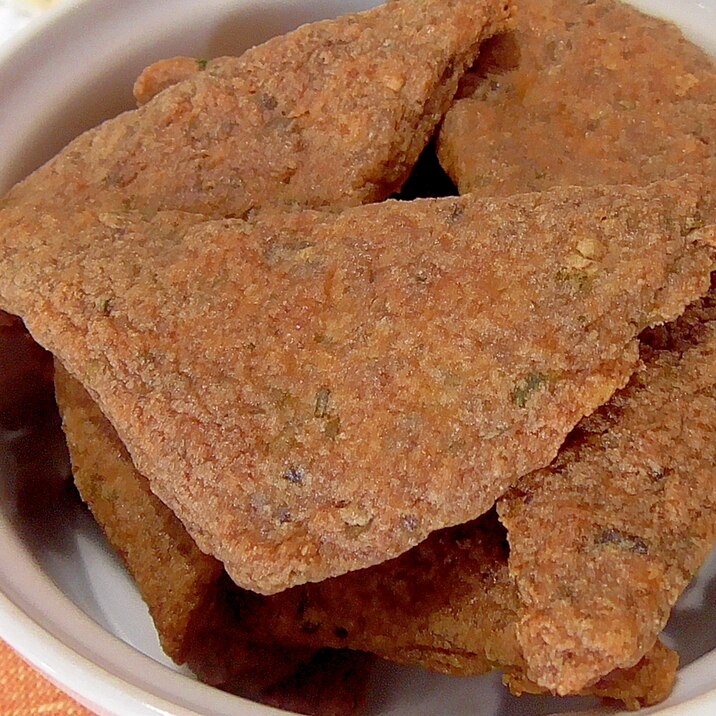 パリザクな食感がグー!簡単おからでのり塩チップス